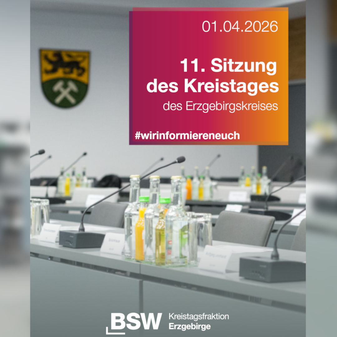 11. Sitzung des Kreistages Erzgebirgskreis